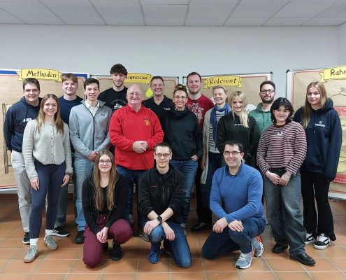 Gruppenfoto mit allen Teilnehmenden in Schifferstadt